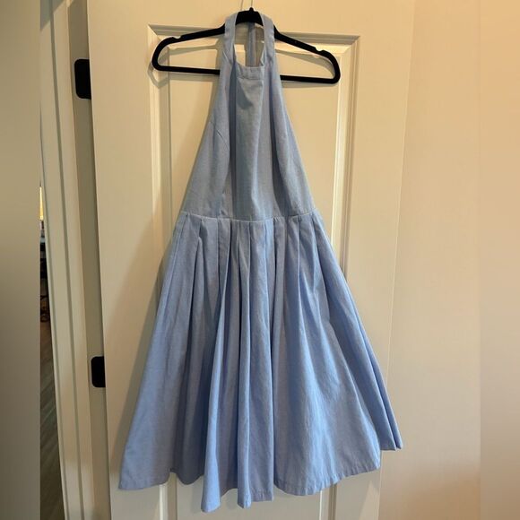 ELLIAT Boheme Ocean Dress Open Back Cool Vintage Blue Women’s Size Large - Picture 3 of 7